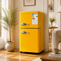 Réfrigérateur, 60 L, classe énergétique C, décoration de salon, 2 zones de température, Réglage de La Température à 7 Niveaux, KOMHTOM Mini