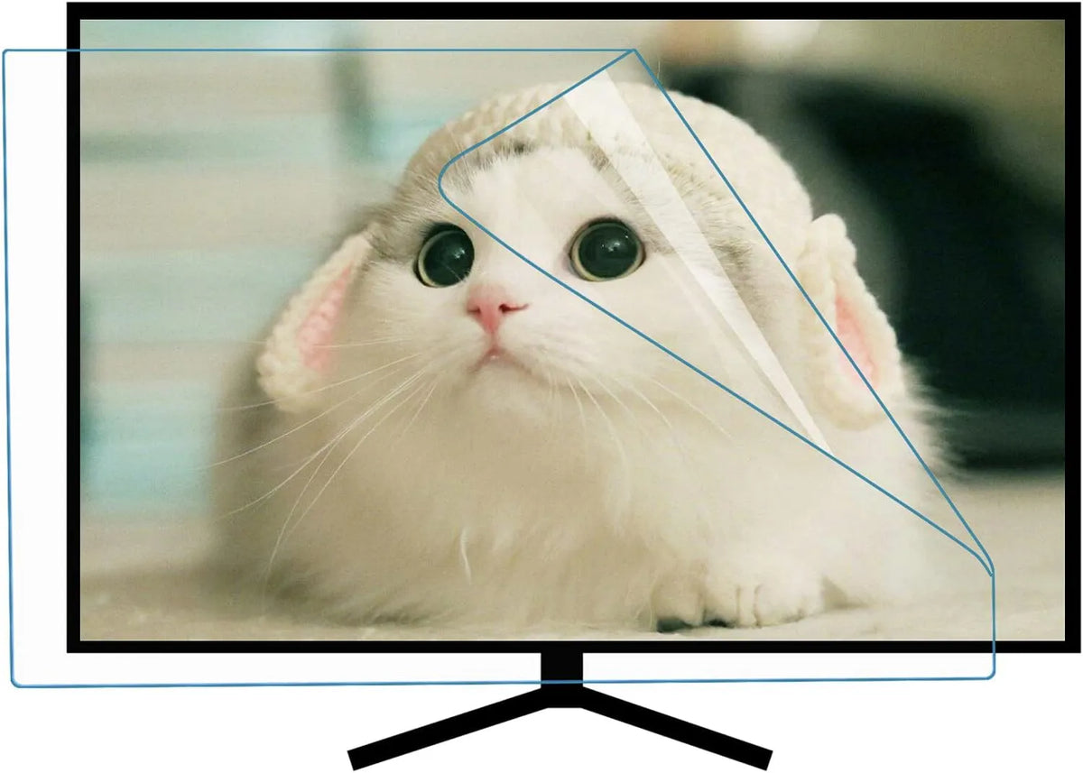 Smart TV HD-58inch, 58 pouces, 1269x721MM, téléviseur, Protecteur D'écran Anti-lumière Bleue, Soulager La Fatigue Oculaire de L'ordinateur, Blessure