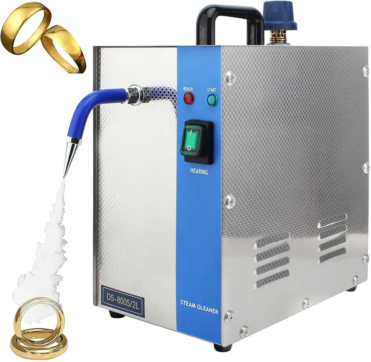 Nettoyeur, 3 L, 4 Kg, vapeur, professionnel, pour Bijoux en Or Et en Argent