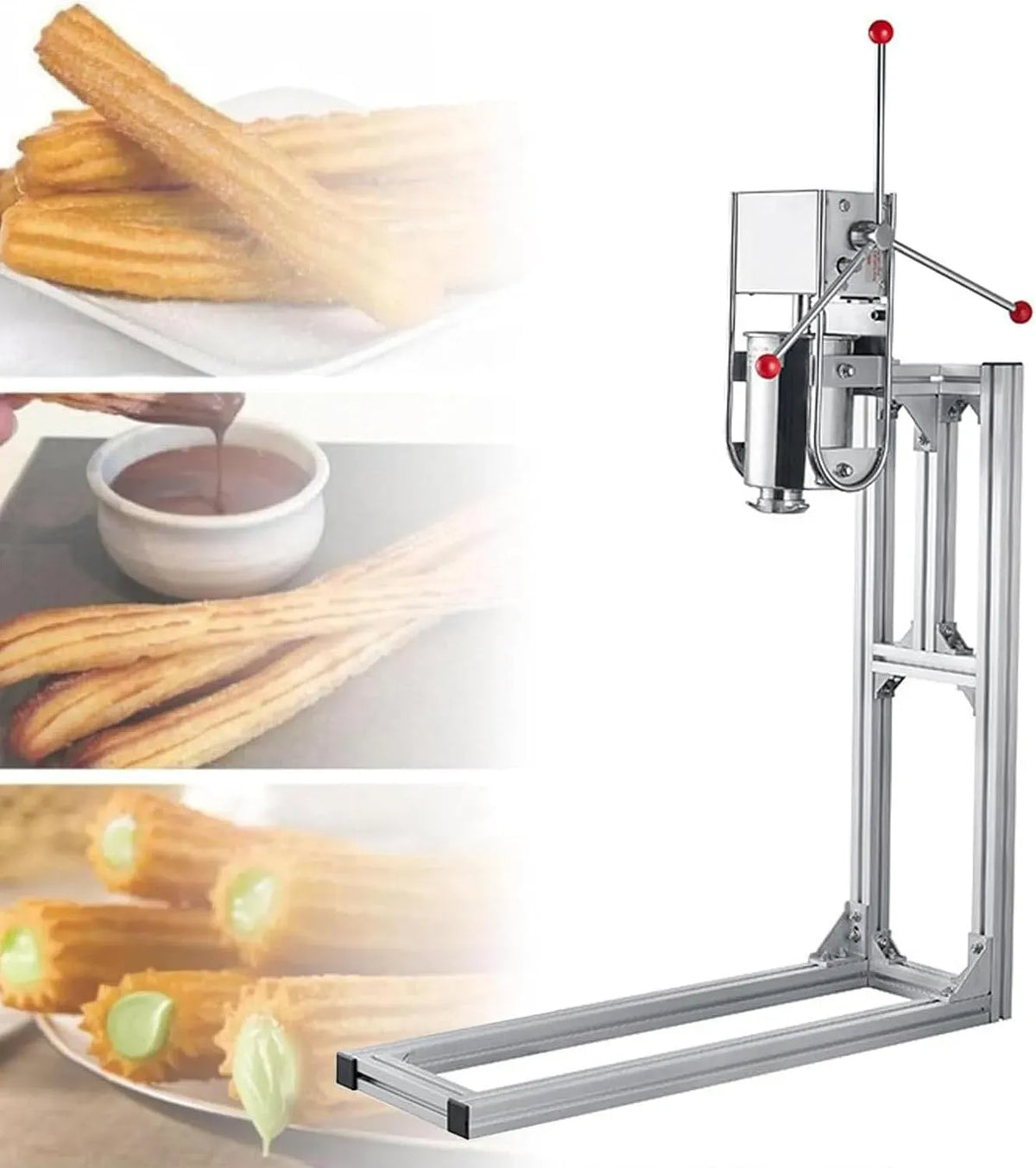 Machine à churro, machine à donut, 7 L, acier inoxydable, pour un usage domestique