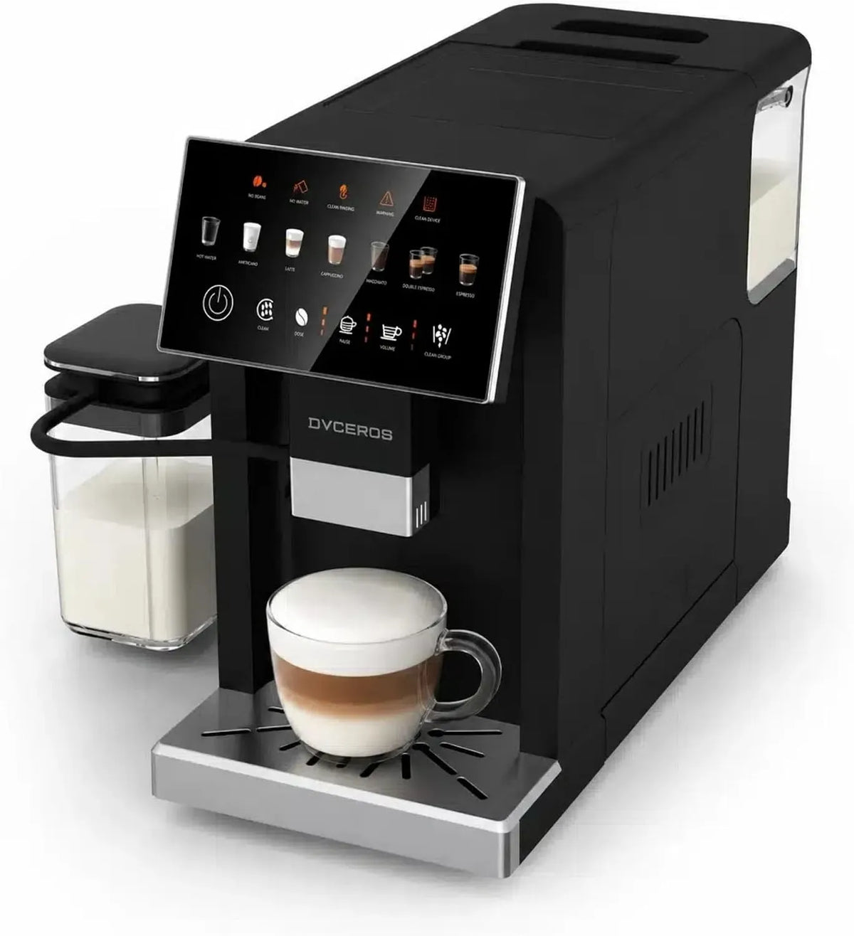 Machine à Caf, machine à café électrique, tactile, grand réservoir