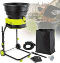 30M Broyeur de Feuilles Sans Lame, pour Broyeur de Feuilles électrique de Jardin avec Roues et Sac de Ramassage, 2500 W, 8000 Tr/Min, 17:1, Idéal pour