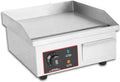 Plancha, Grill, 36X30cm, 1500 W, 50 à 300 °C, thermostat, professionnel, acier inoxydable