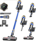 Aspirateur 650W/55KPA 70min, 1,6 L, 650 W, installation murale, tactile, OLED, brosse anti-emmêlement améliorée et écran tactile OLED