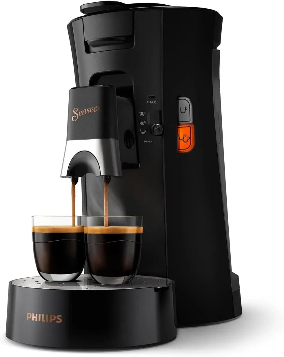 Philips CSA240/61 Cafetière électrique, 0,9 L, grand réservoir, dalle IPS, 2 tasses