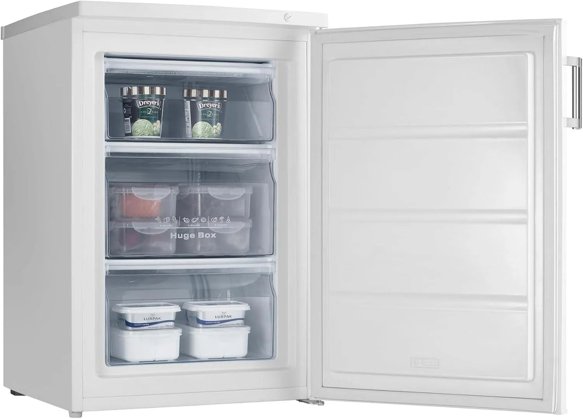 Severin Congélateur, 85 L, 38 dB, classe énergétique C, pose libre, armoire congélateur, blanc, GS 8865, 105 kWh, an, Largeur 55 cm, 3 rangements
