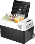 Glacière électrique, 58 L, 240 V, voiture, camping, mini frigo portable, 12, 24, 100-240 V, Camping-car, Glacière à Compression, Réfrigérateur