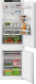 Bosch KIV86VSE0 Réfrigérateur combiné, 183 L, 177.2 x 54.1 cm, 35 dB, encastrable, éclairage LED, frigo avec congélateur, VitaFresh, Série 4, 30-35 dB