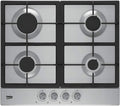 Beko HIAG64225Sx Plaque de cuisson à gaz, table de cuisson à gaz, 7718086714