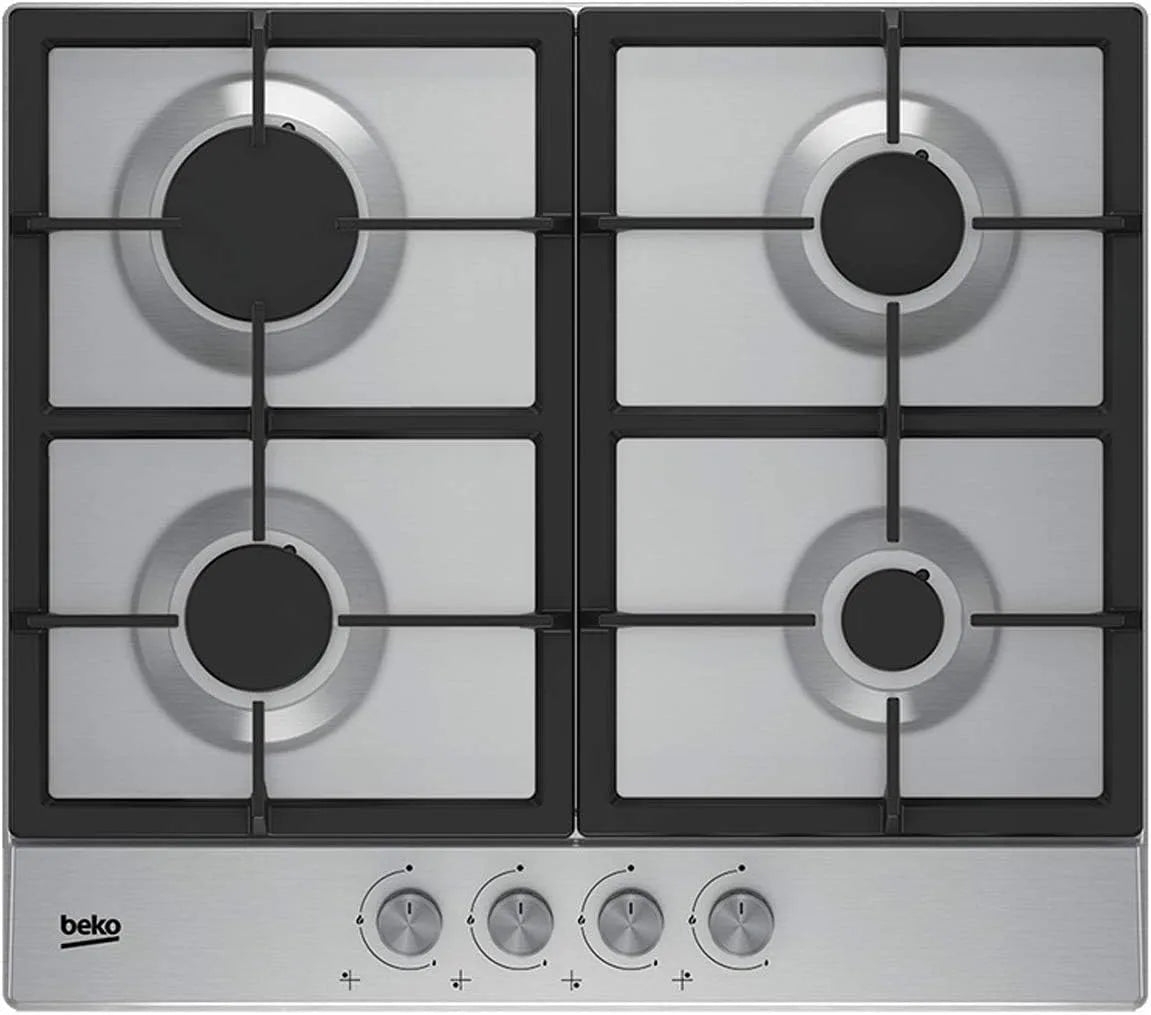 Beko HIAG64225Sx Plaque de cuisson à gaz, table de cuisson à gaz, 7718086714