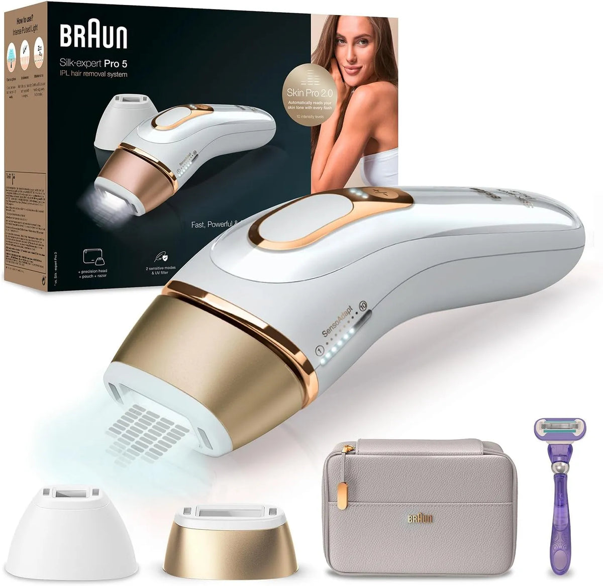 Braun Silk-Expert Pro 5 Ipl 5152 Depiladora de Luz Pulsada