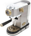 Machine à expresso KA 2001, acier inoxydable, cafetière expresso, Kaiser R Empire Machine à expresso avec porte-filtre en acier inoxydable 19 bar