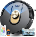 Aspirateur 150Mins, silencieux, 8000Pa Robot Vacuum Cleaner, Silencieux pour Poils Animaux Tapis Sols Durs