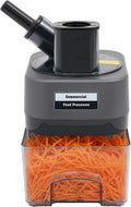 râpe et cubes, hôtels, pour Coupe-fruits professionnel multifonction avec trancheuse, Coupe-légumes électrique en acier inoxydable 100 W, cafés et