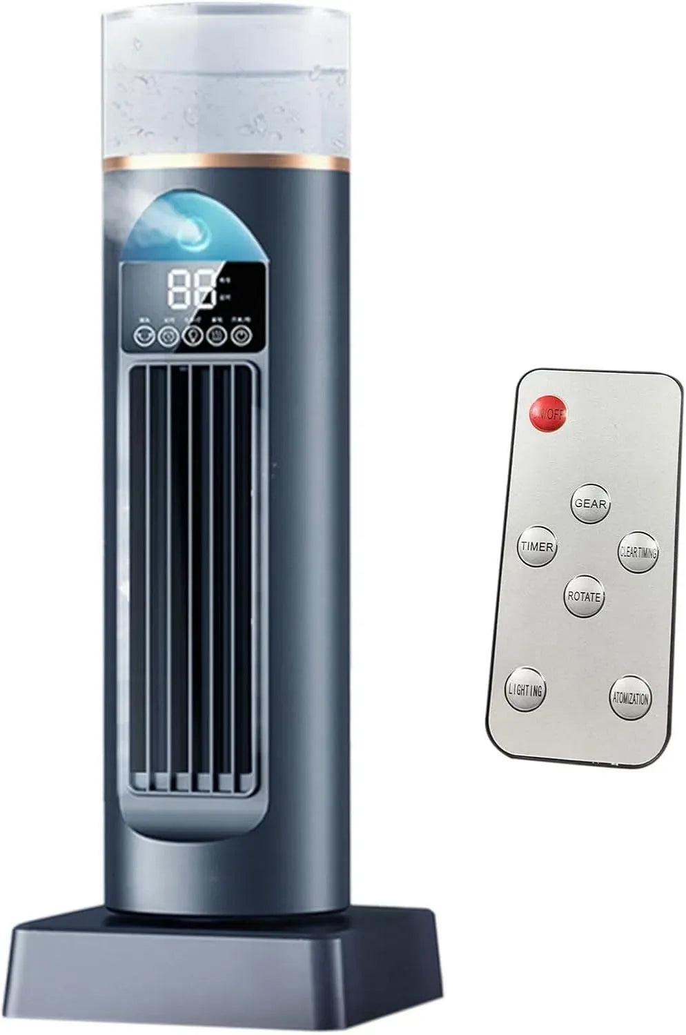 Ventilateur, minuteur, silencieux, noir, Osc silencieux, minuterie 6 heures