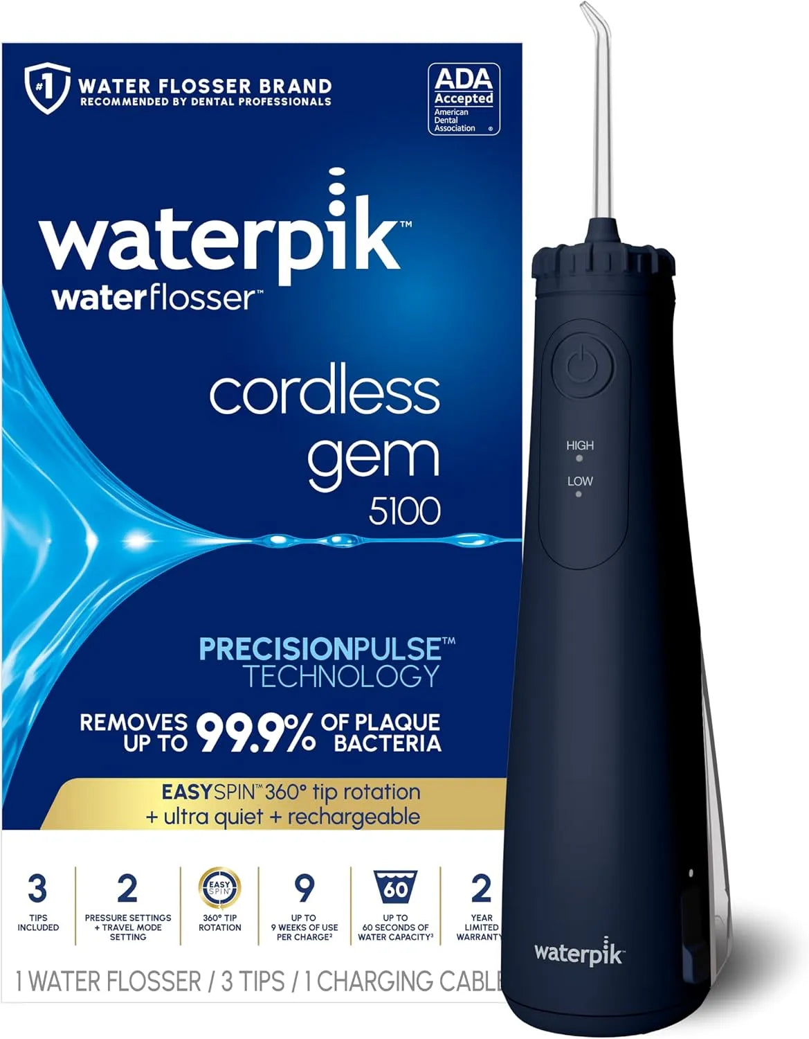 portable, hydropulseur dentaire électrique, IP65, sans fil, pour voyage et maison