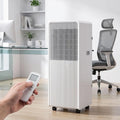 Climatiseur 24H, minuteur, 10000 BTU, Unité AC avec Ventilateur, Télécommande, Déshumidificateur, Kit d'Installation pour Bureau