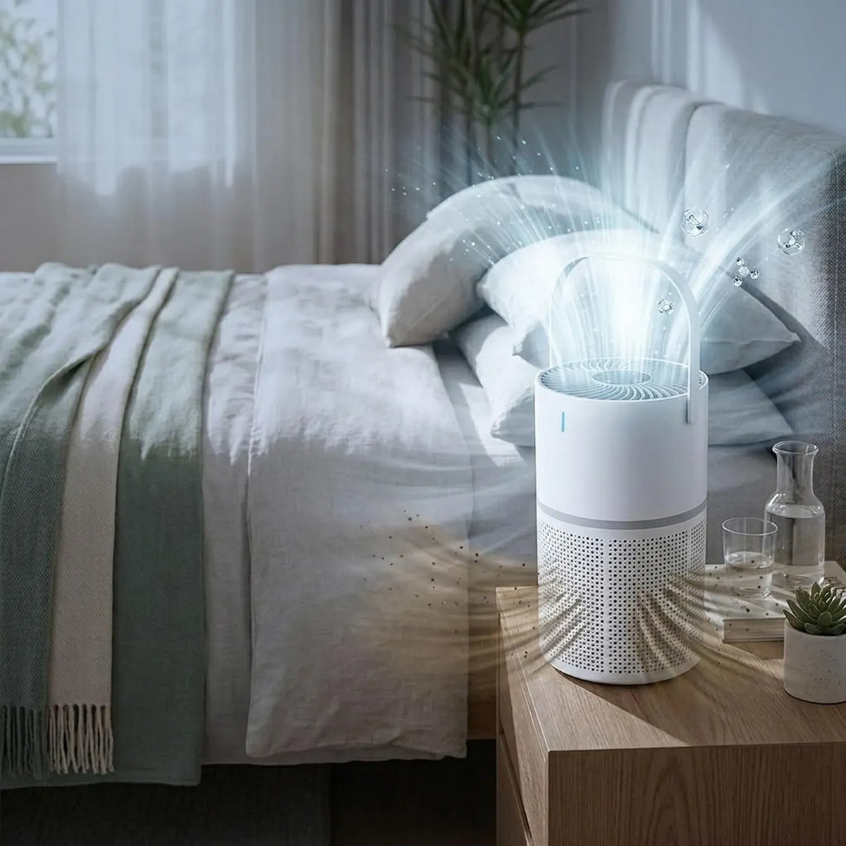 Purificateur d'air, Filtre, Purificateur d'Air Chambre avec Filtre HEPA