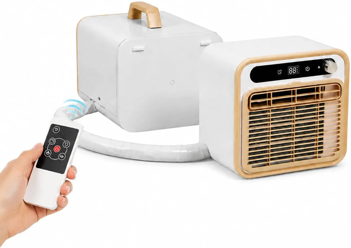 Climatiseur, 42 dB, portable, Wi-Fi, application, silencieux, camping, Unité de climatisation de 500000 BTU Split Tent, comprend 1m de t