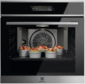 Electrolux EOA9S31Cx Four électrique, 72 L, classe énergétique A, tactile, vapeur, écran LCD, acier inoxydable, série 900, porte à 4 verres, inox