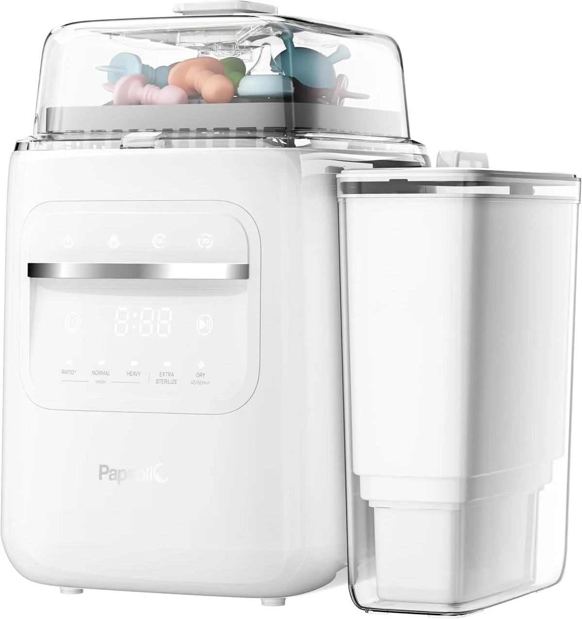 Sèche-linge, 8 bouteilles, laveuse de biberon 5 en 1, capacité de 8 bouteilles