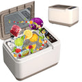 Rondelles Portables Et Légumes Portables Efficaces avec Contrôle Intelligent Led Efficace Et Outil de Cuisine Hygiénique, Nettoyer À Ultrasons Et