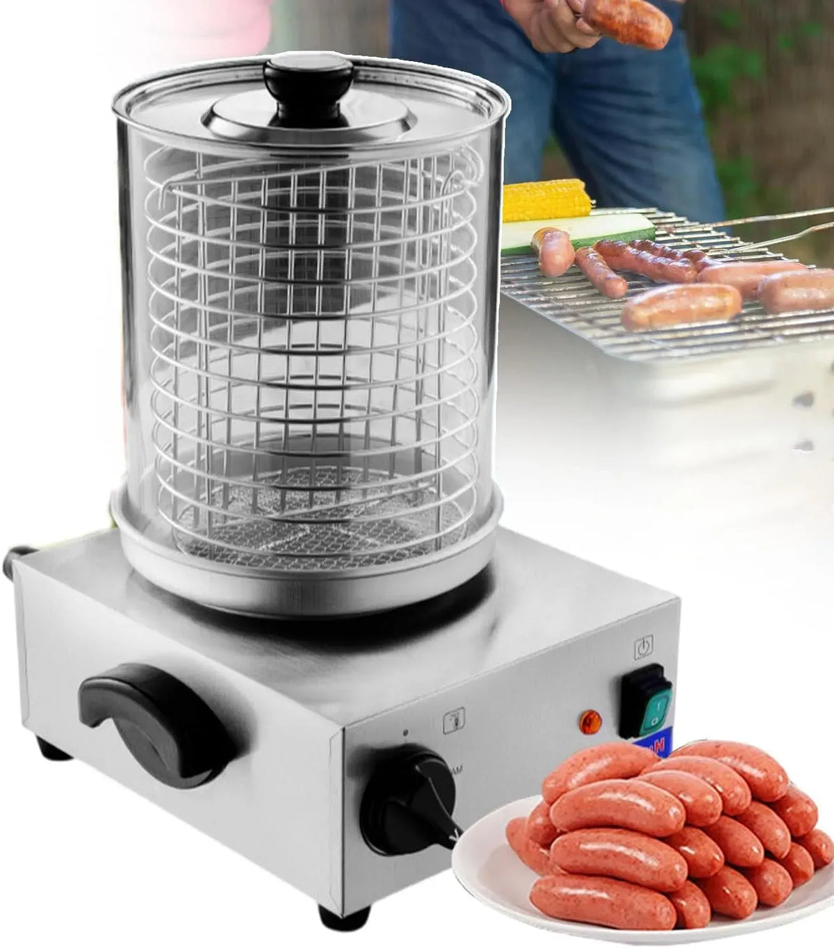 Machine À Hot-Dog, gril, restaurant, acier inoxydable