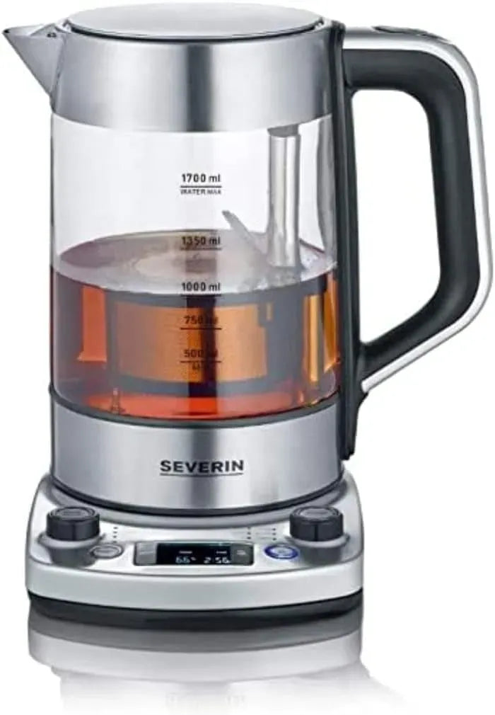 Severin WK 3422 Bouilloire électrique, 1,7 L, 000 W, minuteur, Affichage LED