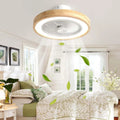 Ventilateur, décoration de salon, silencieux, ventilateur pour circulation d'air, Plafonnier Ventilateur de Plafond LED Silencieux