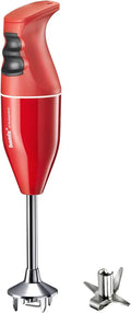 Blender, 140 W, bamix EO140, acier inoxydable, blanc, 2 niveaux