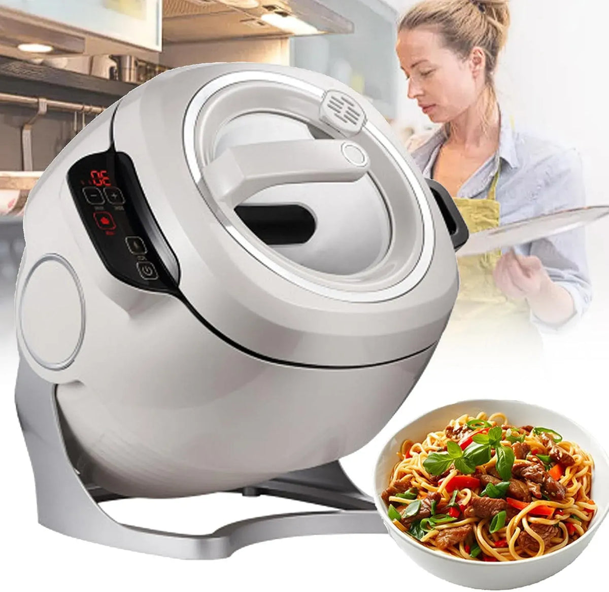 Radiateur électrique, 6 L, 220 V, professionnel, Appareil de Cuisson Automatique Intelligent, Robot culinaire Professionnel 6 L