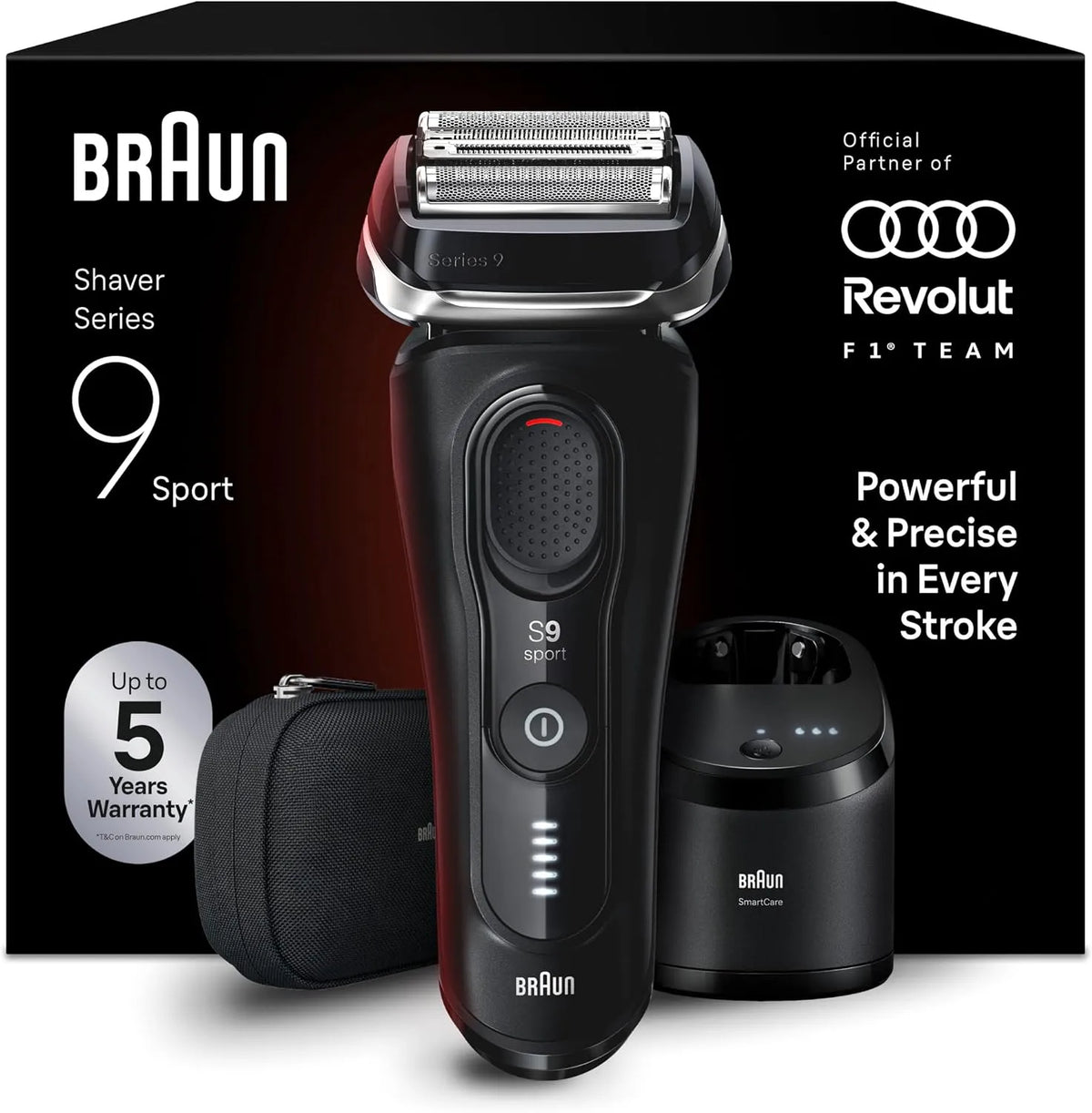 Braun Series 9 9150cce Rasoir, noir, Rasoir Electrique Homme Series 9 Sport 9150cce