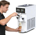 White-110V Machine à Glace, machine à glace et sorbet, 2,5 L, 450 W, 110 V, professionnel, restaurant, blanc, pour Restaurants et Snacks. White-110V
