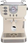 Mousseur à lait, 1050 W, émulsionneur à lait, vapeur, professionnel, amovible, 2 zones de température, Contrôle de Température 92 °C