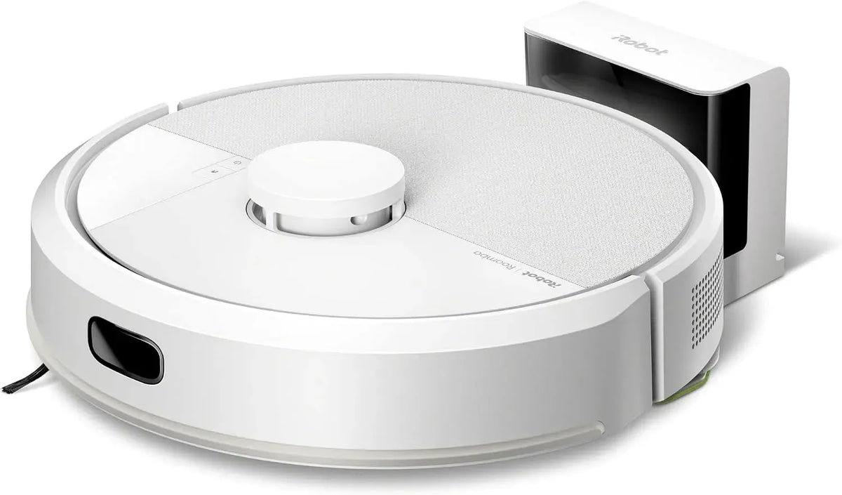 Robot aspirateur 2en1, blanc, iRobot Roomba 105 Combo, Puissance d'Aspiration de 7KPa, 4 Niveaux d'Aspiration