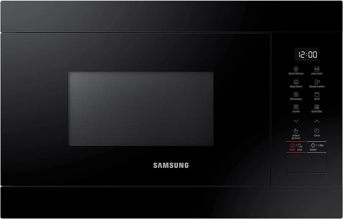 Samsung MG22M8254AK/E1 850W, Grill Micro-ondes, 22 L, 850/1100 W, four micro-ondes, noir, Samsung MG22M8254AK/E1 Micro-ondes d'intégration 22L 850W