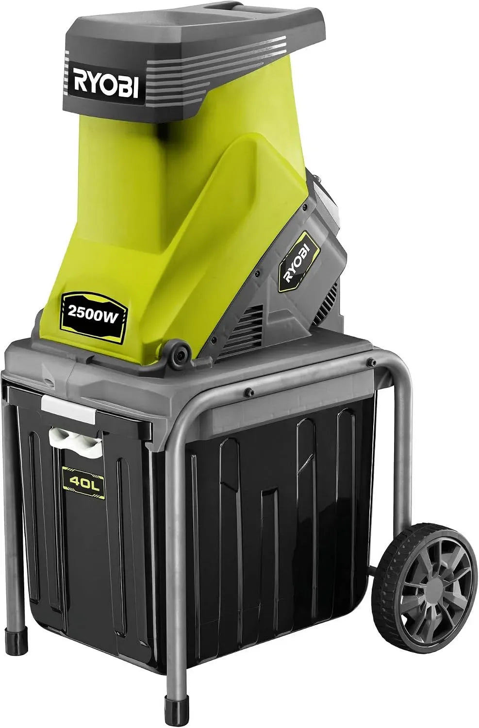 RSH2545B Moteur, 40 L, 2500 W, Broyeur de Végétaux, Système à Couteaux