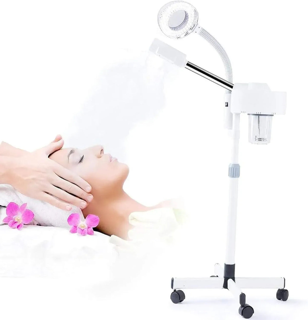 Humidificateur, ajustable, lampe, décoration de salon, vapeur, professionnel, pour salon de beauté