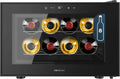 Cecotec Bolero GrandSommelier 800H Cave à vin électrique, 8 bouteilles, 8 à 18 °C, tactile, Température 8 à 18oC, Étagères Métalliques, Contrôle