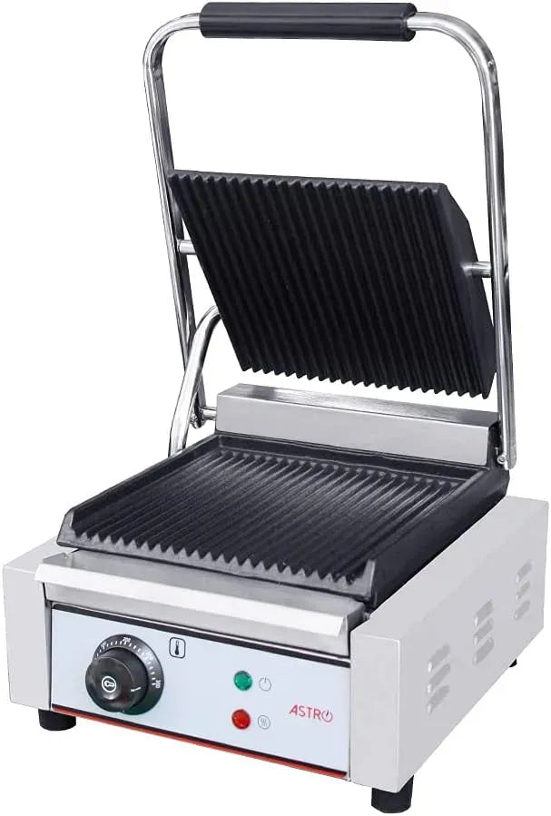 Grill, gril à panini et croque-monsieur, 230 x 230 mm, fonte