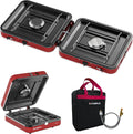 Plaque de cuisson à gaz, portable, tactile, camping, table de cuisson à gaz, 28-30 mbar, Compatible avec Cartouches de Gaz Standard, Idéal pour le