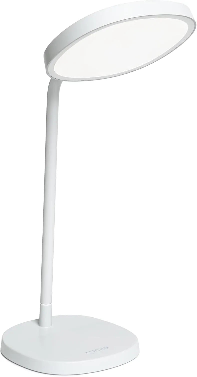 Lampe, blanc, Bureau, LED, Lumie Task Lampe LED Luminothérapie Bureau