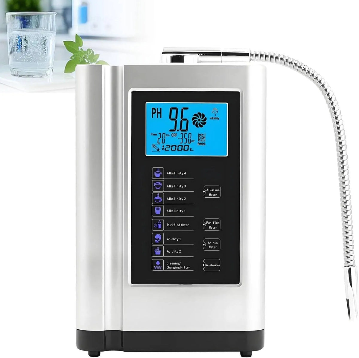 Machine à Eau, argenté, Machine à Eau alcaline hydrogénée