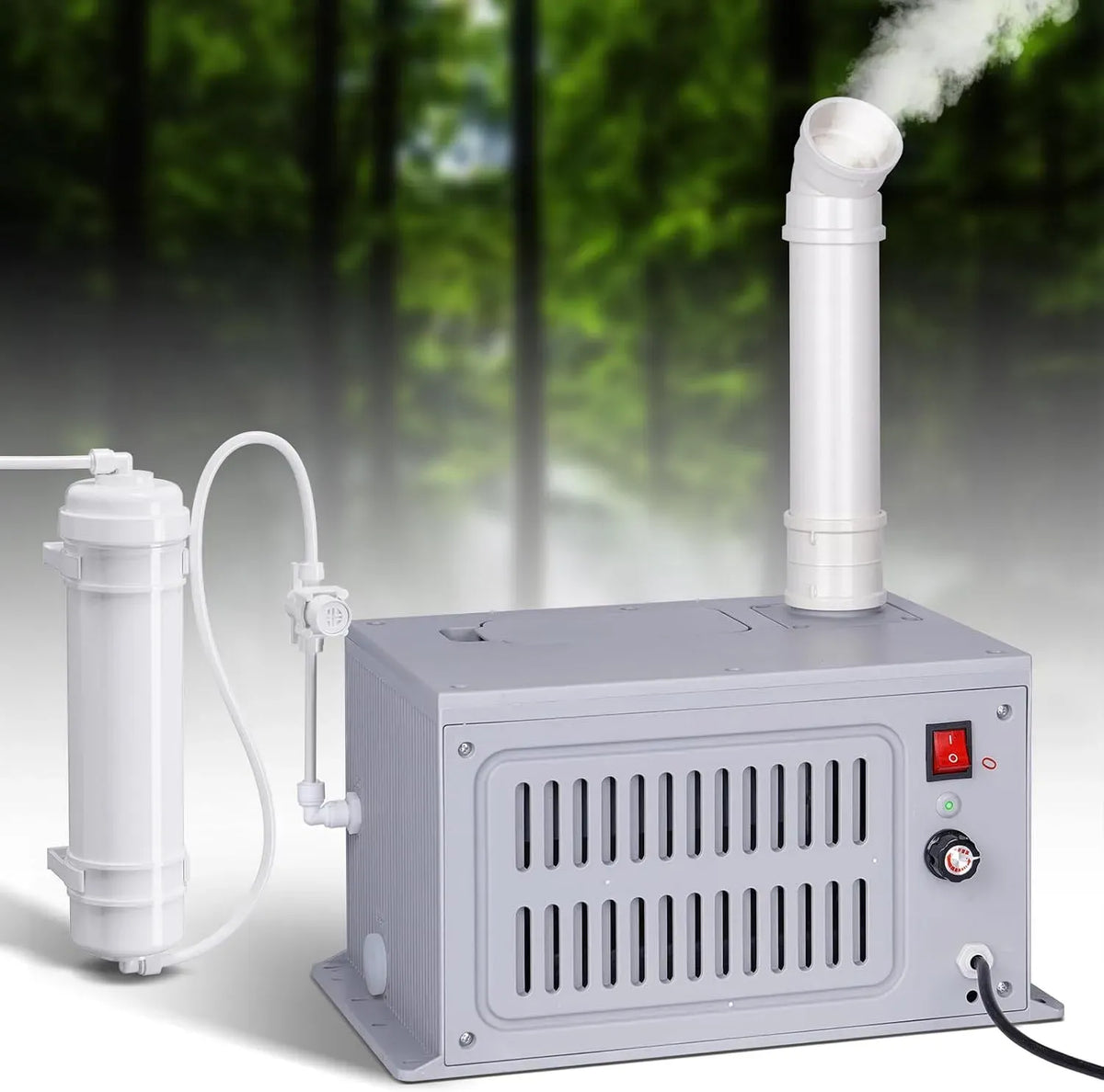 Machine à Brume, Humidificateur, Filtre, humidificateur industriel, pour Atelier Supermarché Entrepôt Plante Légumes Serre