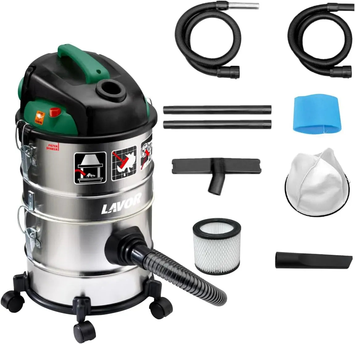 Aspirateur KOMBO 4, 14 L, 1200 W, grand réservoir, 18 kPa, 30 litres/seconde