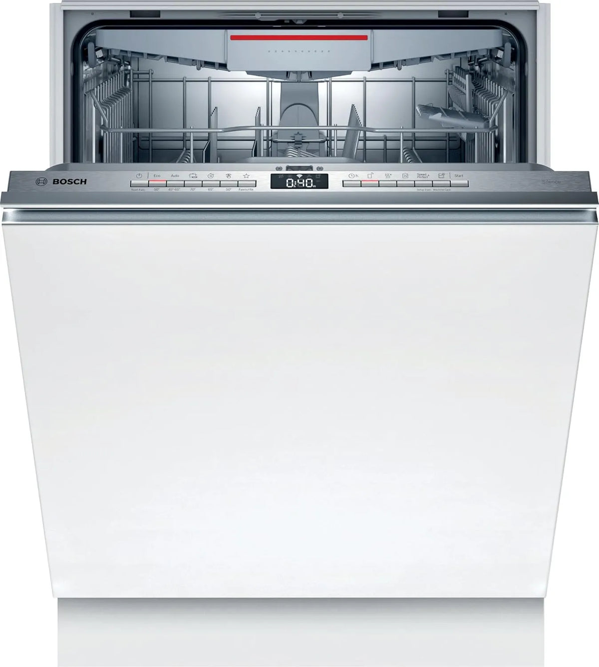 Bosch SMV4HVx45E Lave-vaisselle, 60cm, Home Connect, silencieux, Moteur EcoSilence, 13 couverts, Série 4