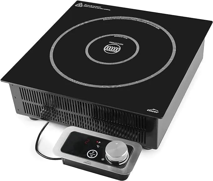 Plaque à induction IPx3, 12 cm, 3500 W, table de cuisson à induction, portable, professionnel, acier inoxydable, noir, 10 niveaux de puissance