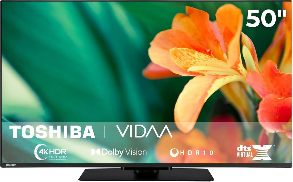 Toshiba 50UV3463DA Smart TV, 127 cm, téléviseur, 4K UHD, HDR, Wi-Fi, 4K Ultra HD, VIDAA Smart TV