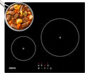 CIARRA CABBIH3-F Plaque à induction, 3 foyers, table de cuisson à induction, tactile, verrouillage, minuteur, Minuterie 1-99 min, 6kW, Commande