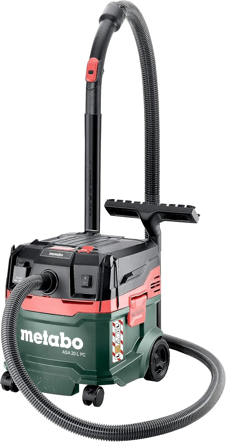 Aspirateur ASA 20, 20 L, 1200 W, classe énergétique E, câble 5,5 m, metabo L PC